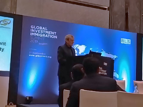 Laszlo Gaal presentation in Bengaluru